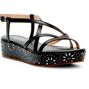 Kate Spade Black Strappy Sandals